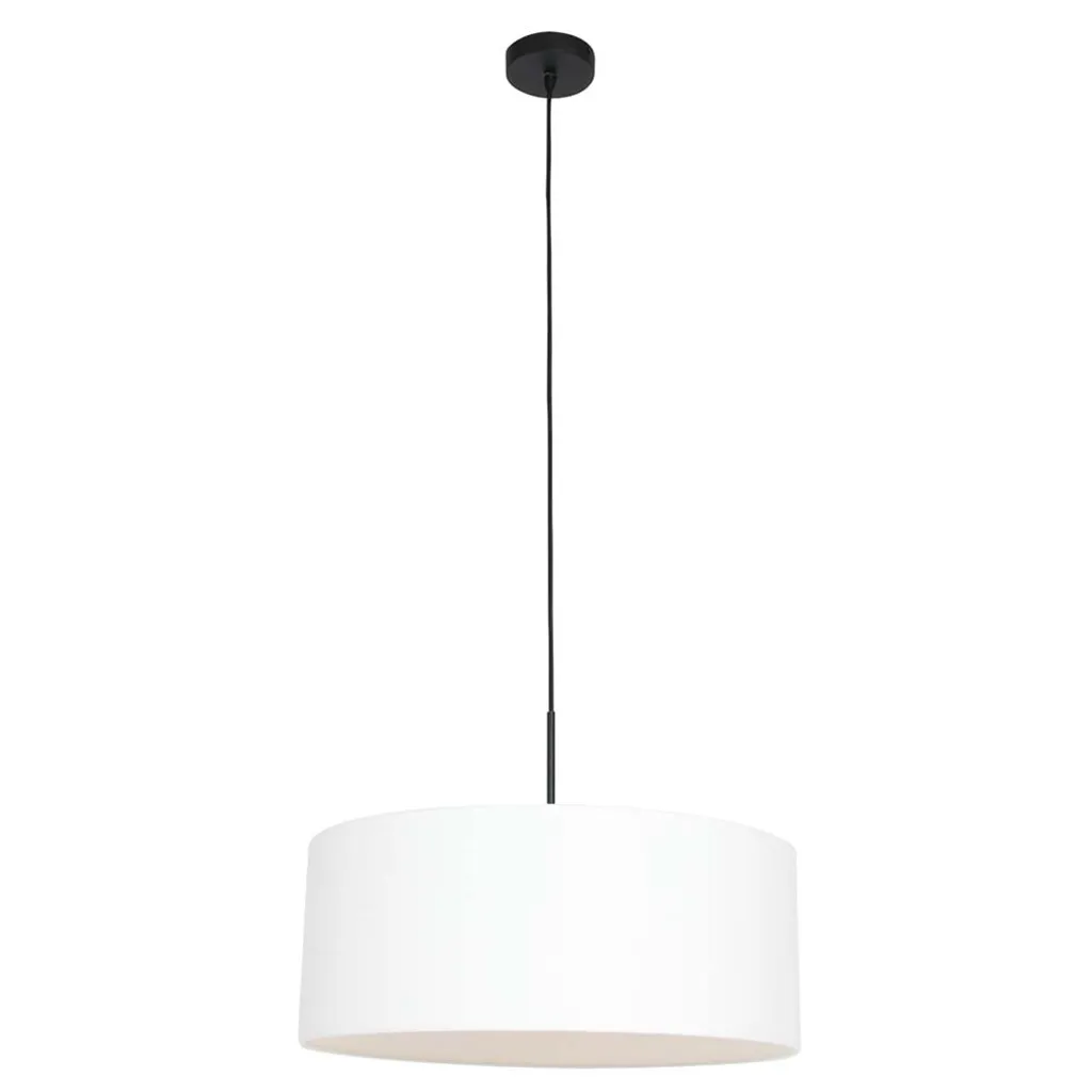 Lampada Sospensione Lino Bianco Steinhauer 8154ZW Ø 50cm E27 Online