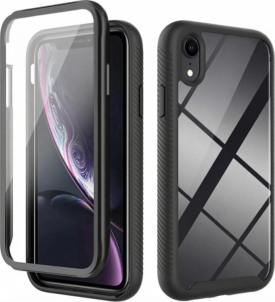 Custodia iPhone XR imoshion 360 Nera - Protezione Slim Integrale