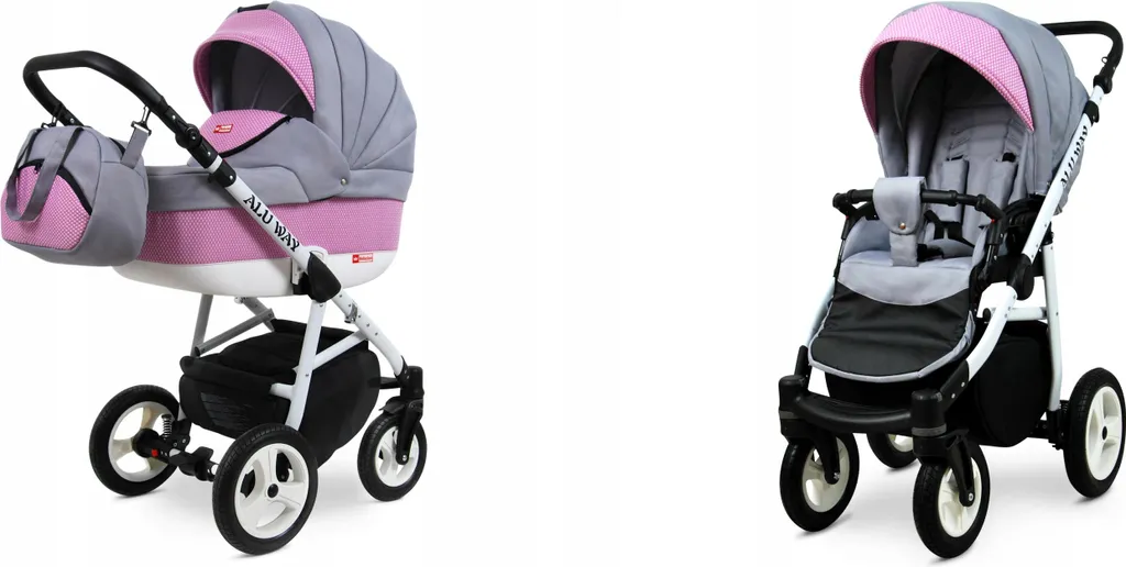 Poussette Légère BabyLux Alu Way Rose : Fini les Sorties Bébé Difficiles
