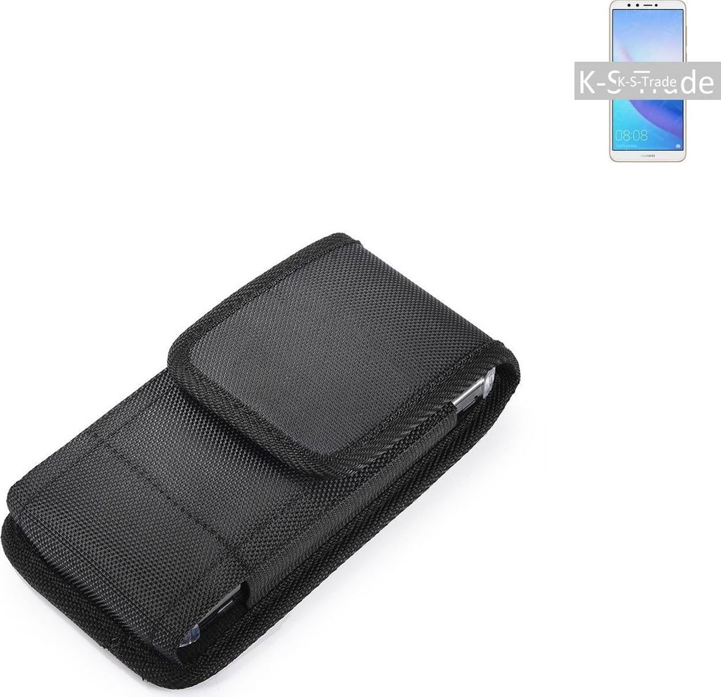 Holster Gürteltasche kompatibel mit Samsung Galaxy A90 Holster Gürtel Tasche wasserabweisend Handy Hülle Schutz Hülle Outdoor schwarz K-S-Trade