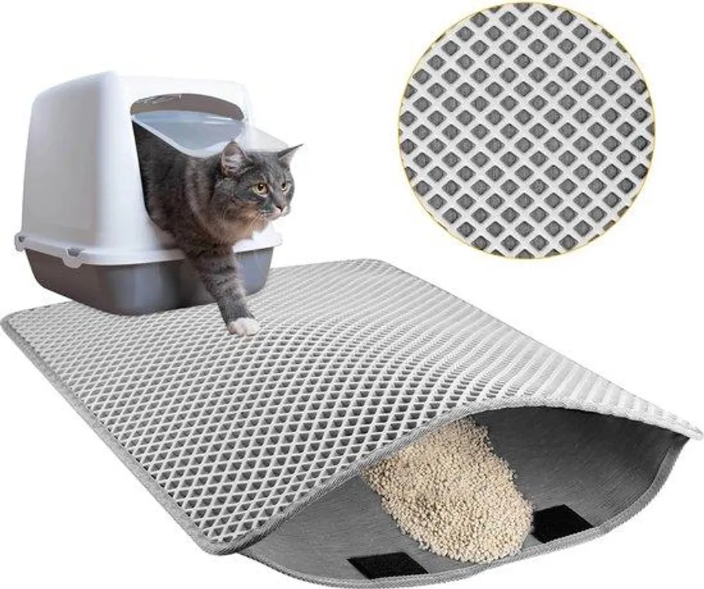 Tapis de transport chat 46x60 cm imperméable pour voyage et propreté