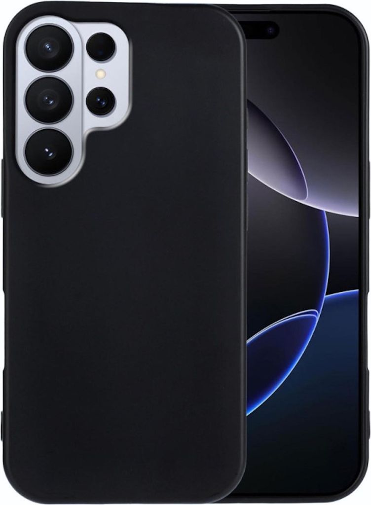 Handy Hülle für Samsung Galaxy S26 Ultra Silikon TPU Slim Dünn Stoßfest Schwarz