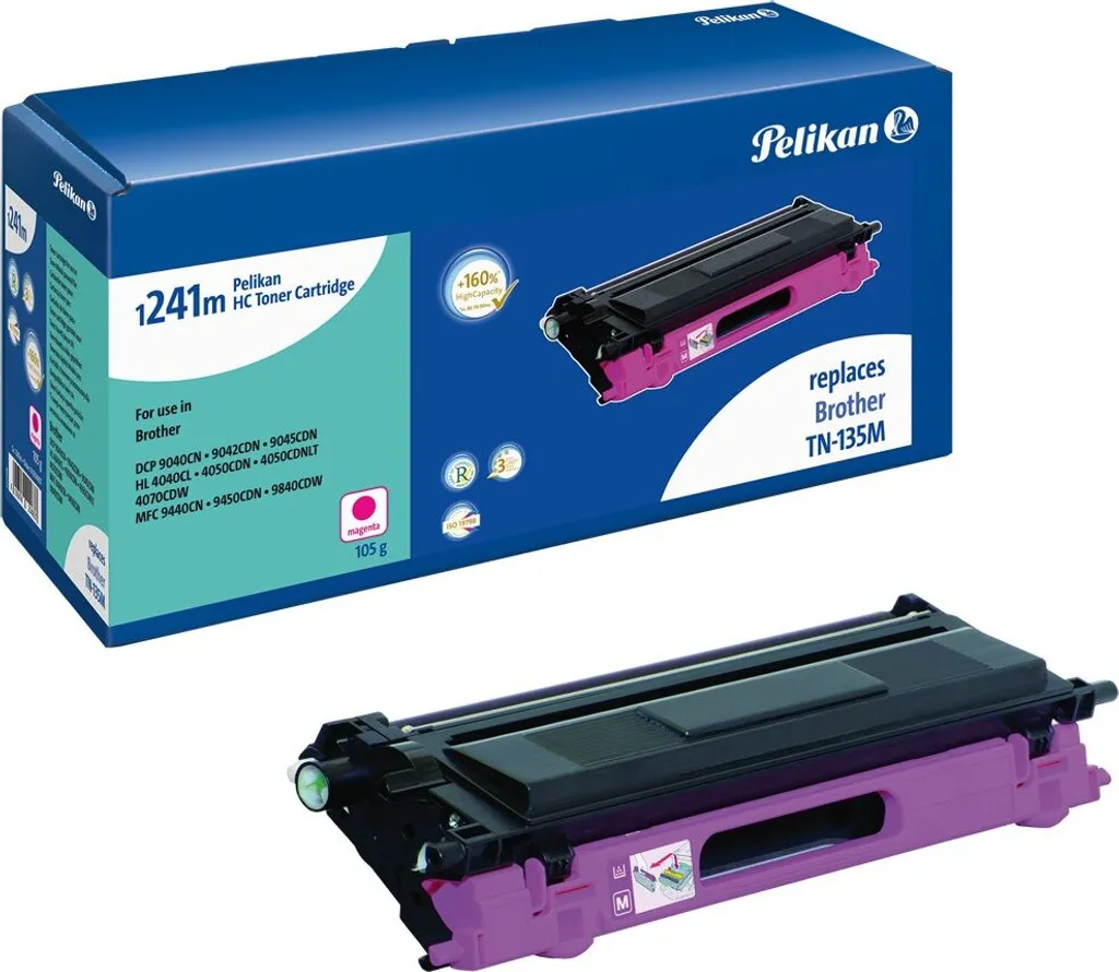 Cartouche d'encre Magenta compatible Pelikan 1241 pour documents nets