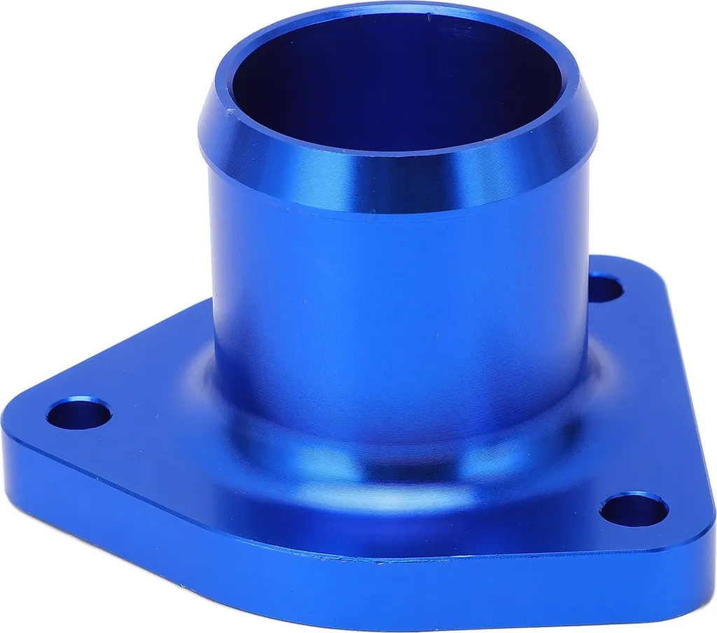 Boîtier Thermostat 7.3L PowerStroke 1999-2003 en Alliage Aluminium Bleu