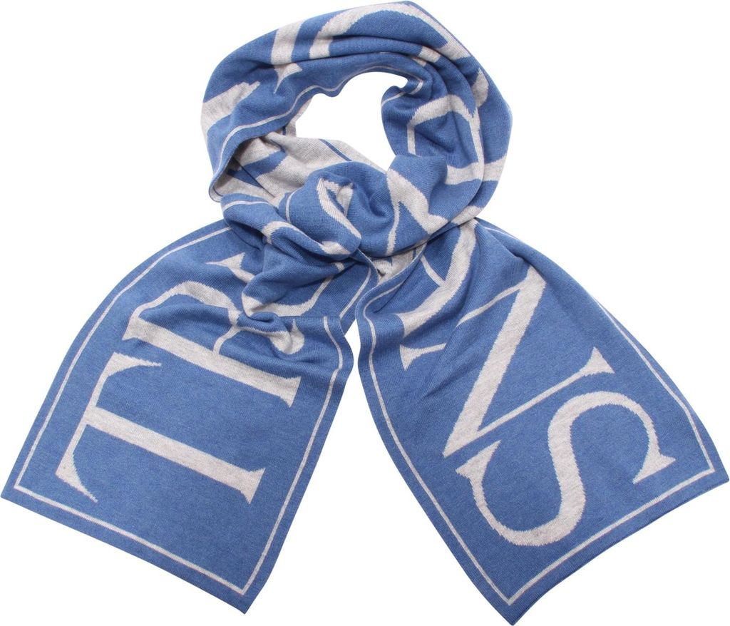 8380AQ sciarpa uomo TRUSSARDI JEANS man scarf blue