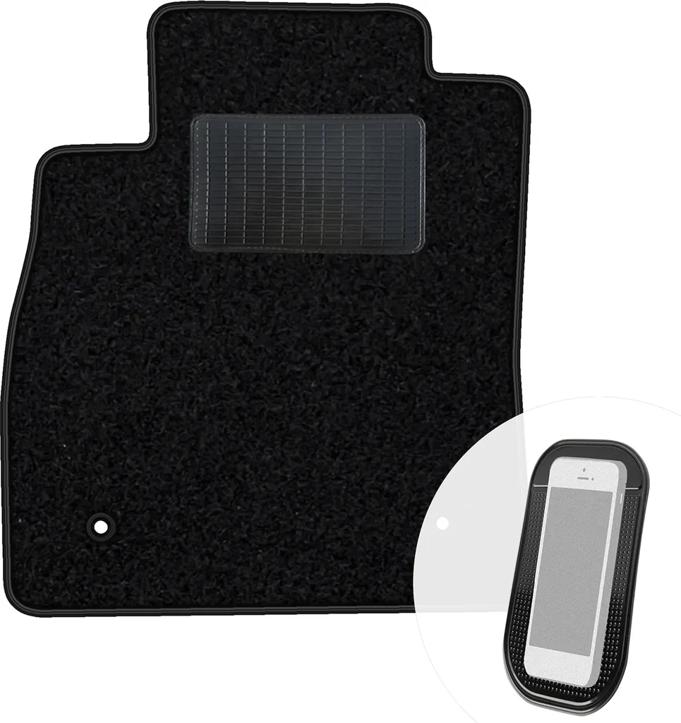 Tappetino Conducente Ford Fiesta 2017-2024 Nero - Qualità Velours