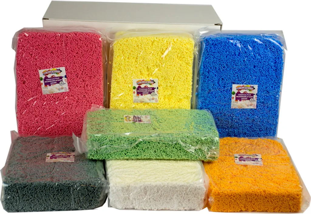 Pâte à Modeler Perles Colorations - Texture Grainée Lot de 7 Pots - 6