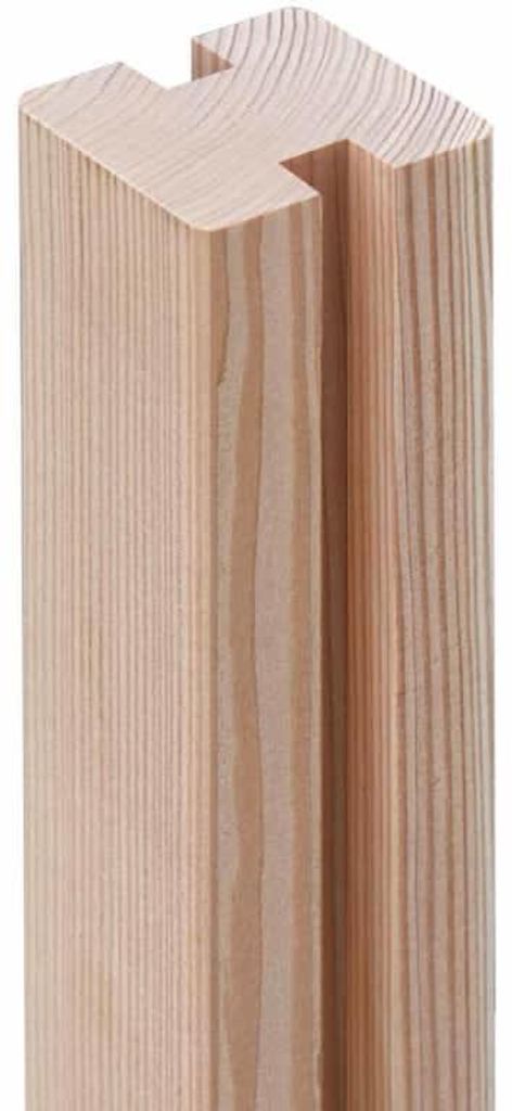 WOODTEX Naturbelassen 10x10 cm Zaunbohlenpfosten, Produktbild 