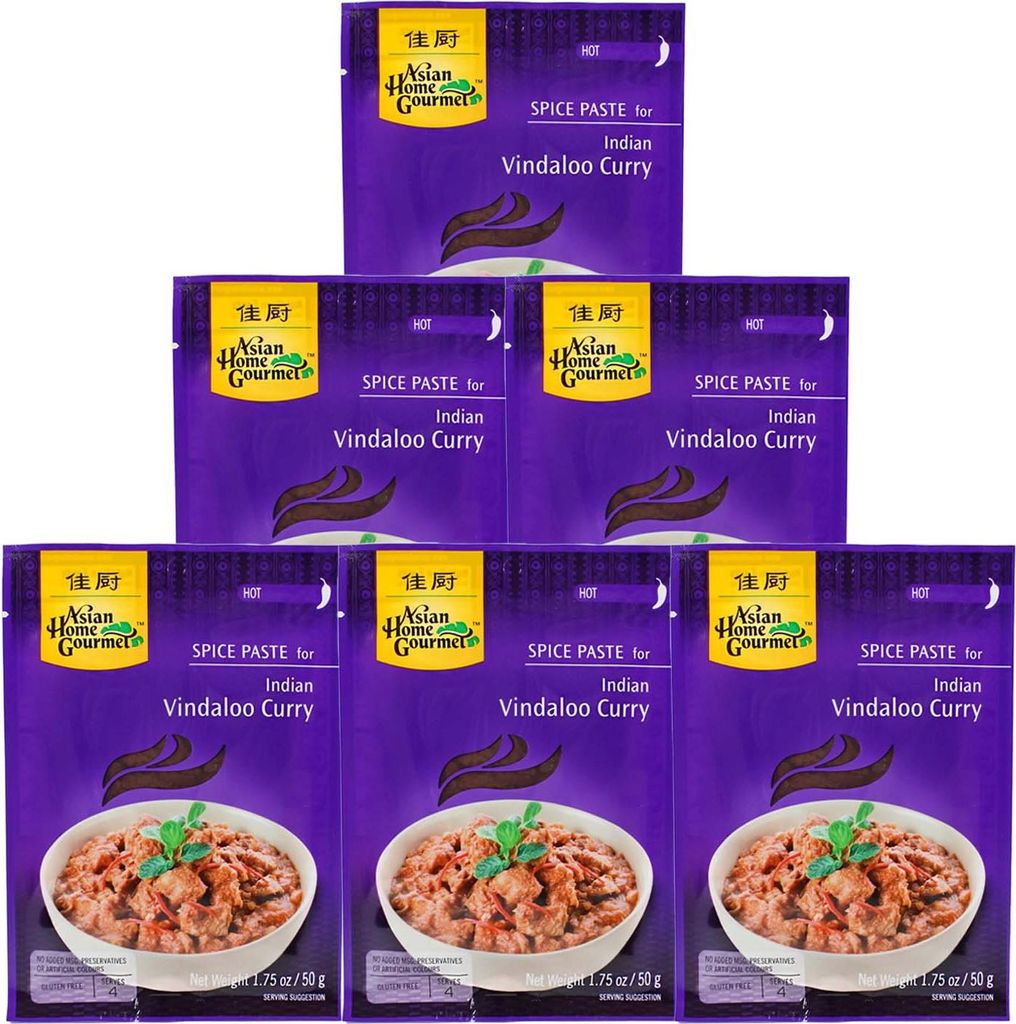 AHG Vindaloo Currypaste 6x50g