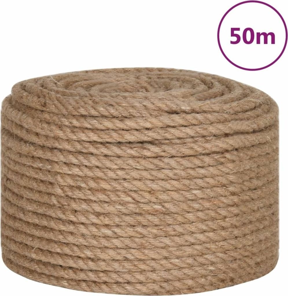vidaXL Juteseil 50 m Länge 12 mm Stärke Produktbild 