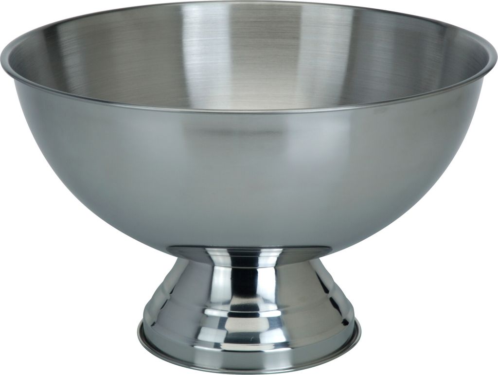 Champagnerschale auf Fuß, Edelstahl, silber Image du produit 