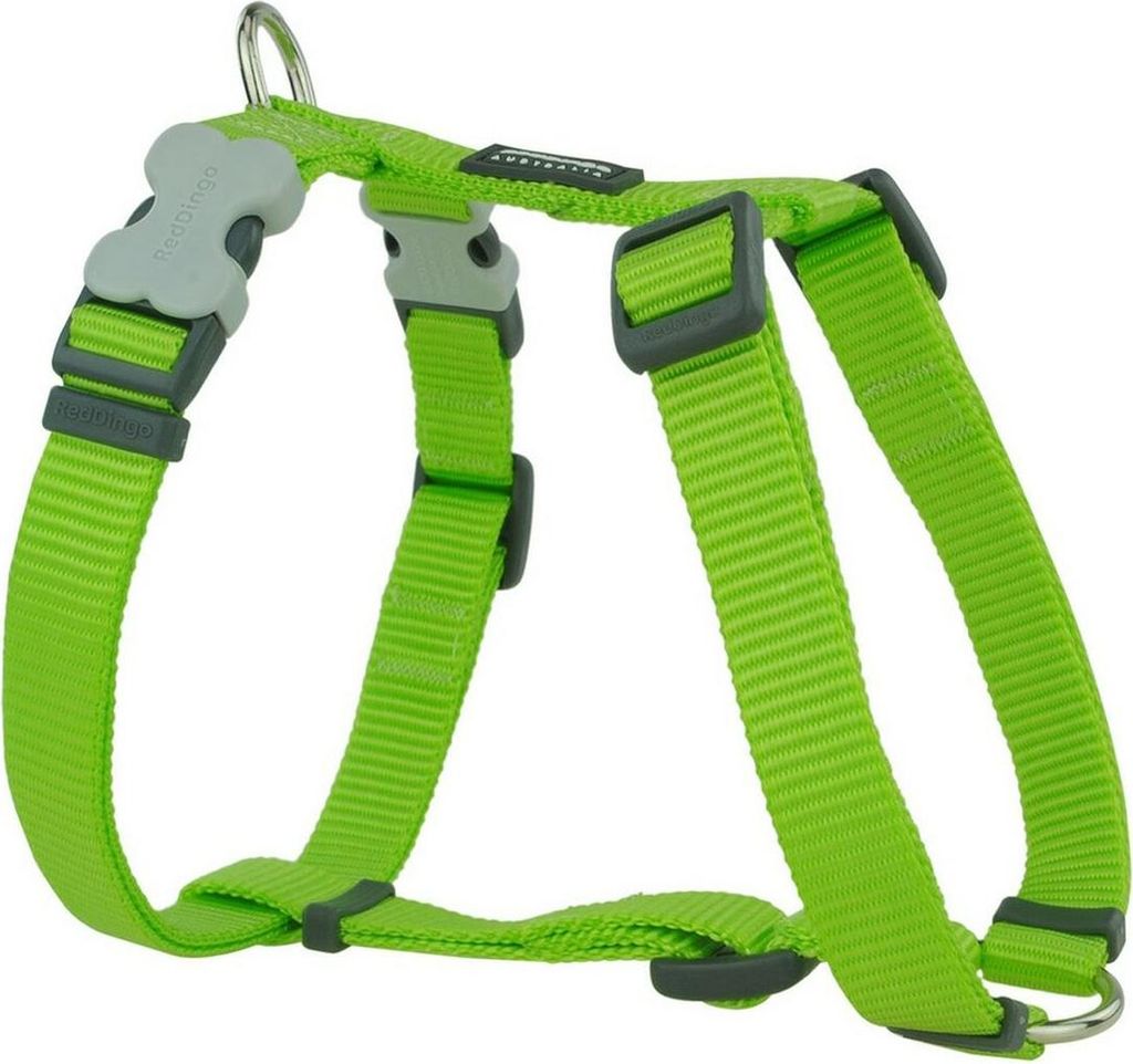 Hundegeschirr Red Dingo weich 25-39 cm Neongrün