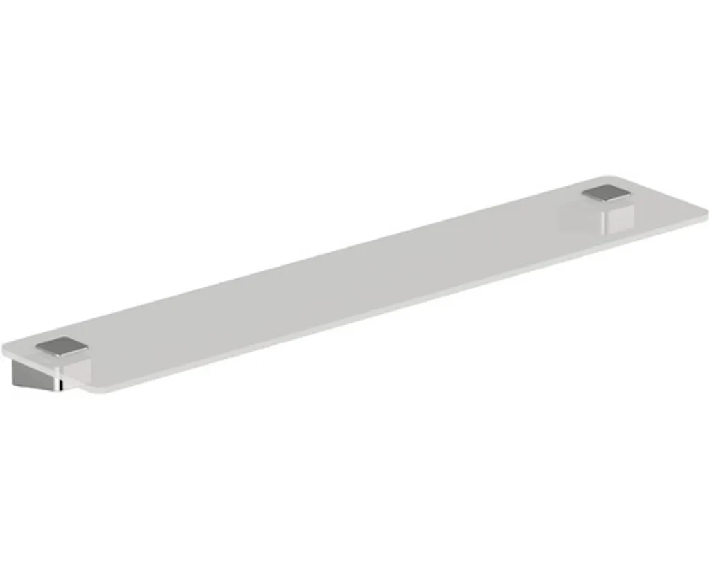 Ravak 10° X07P332: Ripiano in Vetro Satinato e Cromo per Bagno Moderno