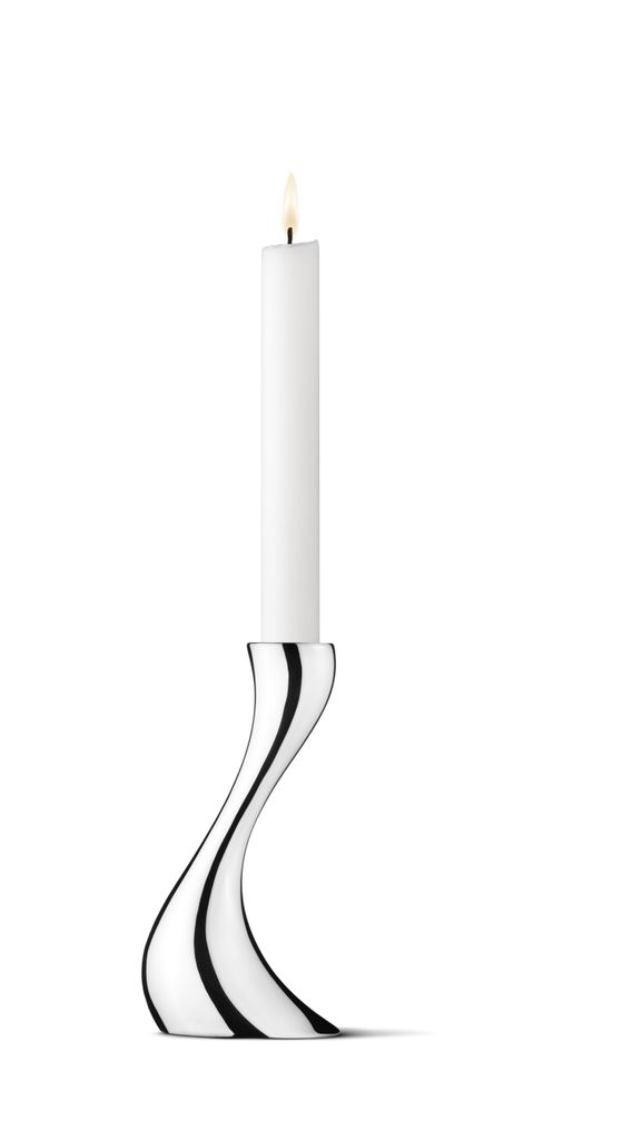 Georg Jensen COBRA CANDLEHOLDER STAINLESS STEEL MIRROR SMALL 3586622