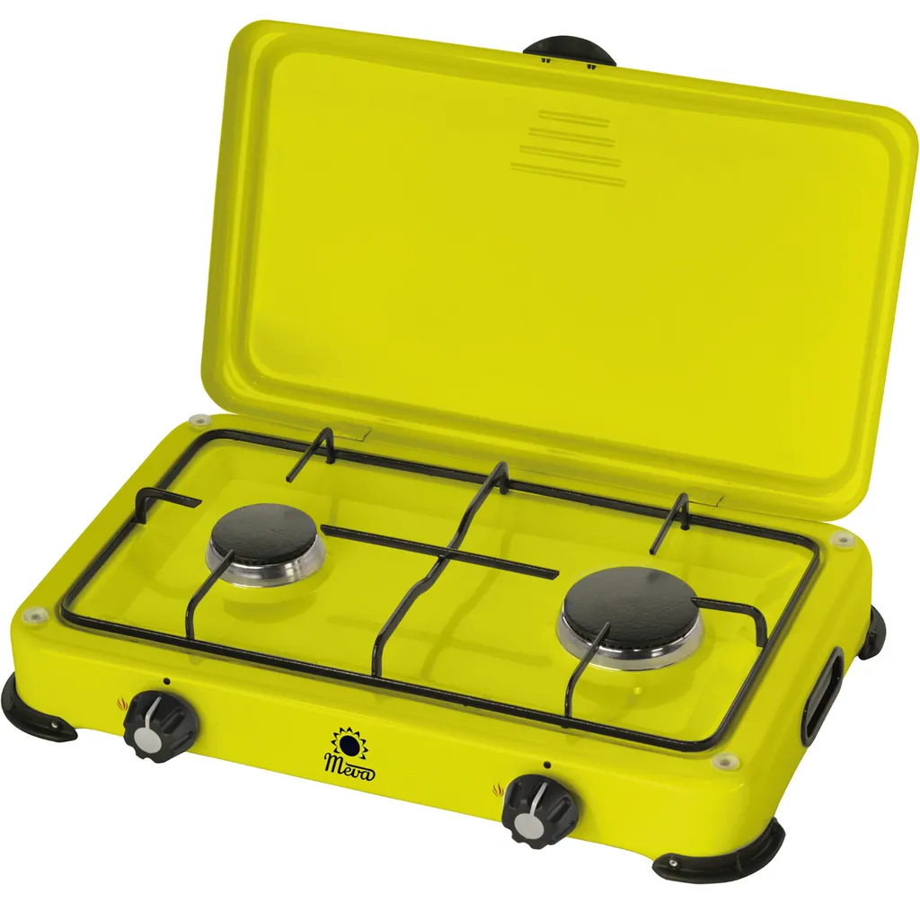 Fornello a Gas GPL BASIC 2 Fuochi 3,2 kW | Cucina da Campeggio Robusta
