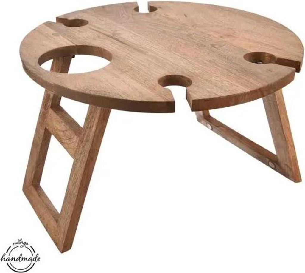 ORION Mango Piknikový Tácka-Stolček Ø 395 cm Drevo 153878 Obrázok produktu 