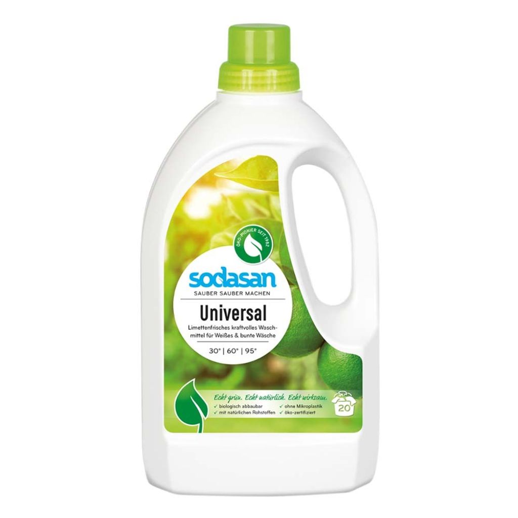 Sodasan Universal Waschmittel Limette 1,5L (1er Pack) Produktbild 