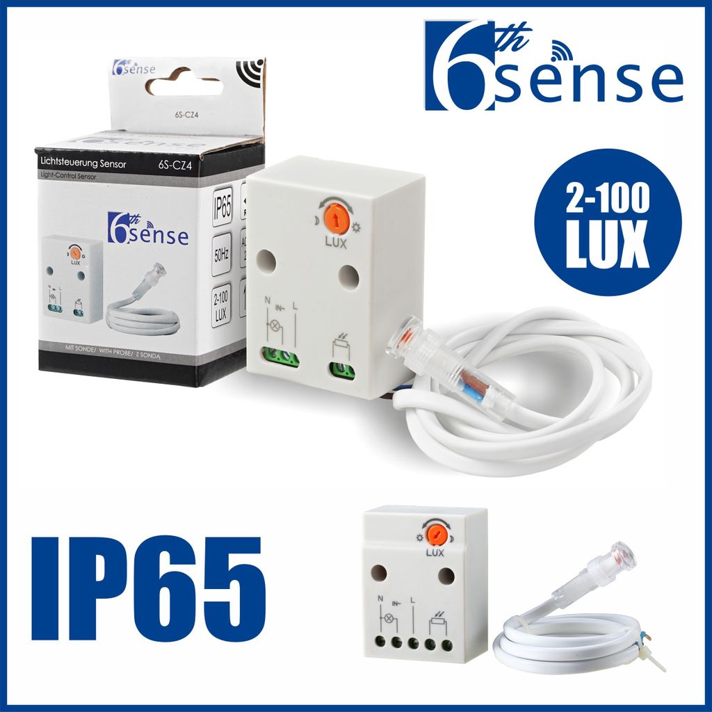 Senzor súmraku so sondou, spínač súmraku, LED, krytie IP65, Obrázok produktu 