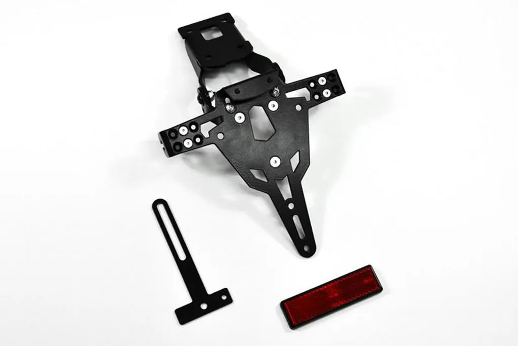 Accessorio Design Kawasaki Z1000 14-18: Portatarga ZIEGER-Pro Nero
