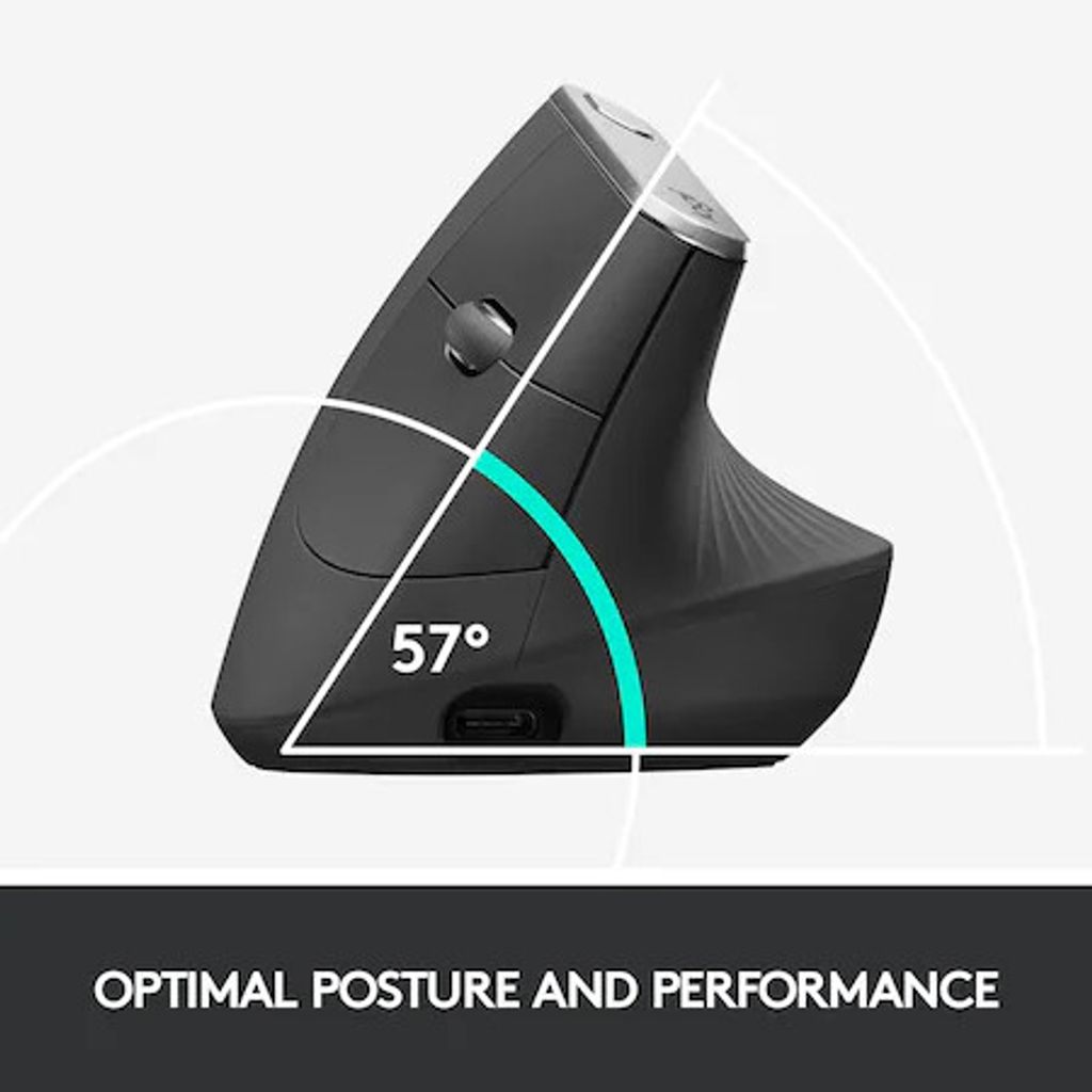 Logitech Wireless Mouse MX Vertical ergonomisch black Obrázok produktu 41