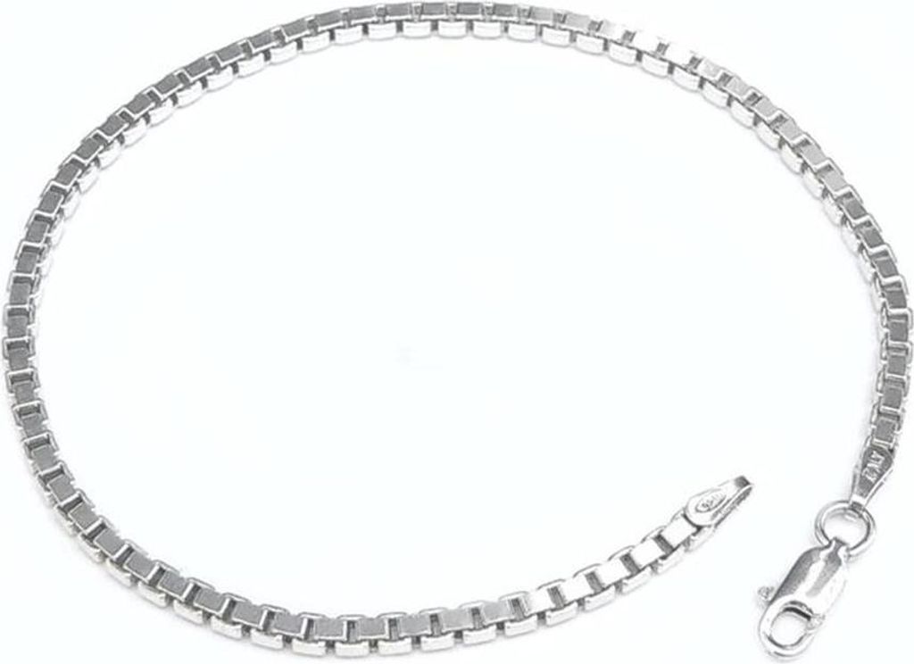 SILBERKETTEN STORE Veneziakette Armband 2,5mm - 925 Silber, Länge wählbar von 16-25cm - 16cm