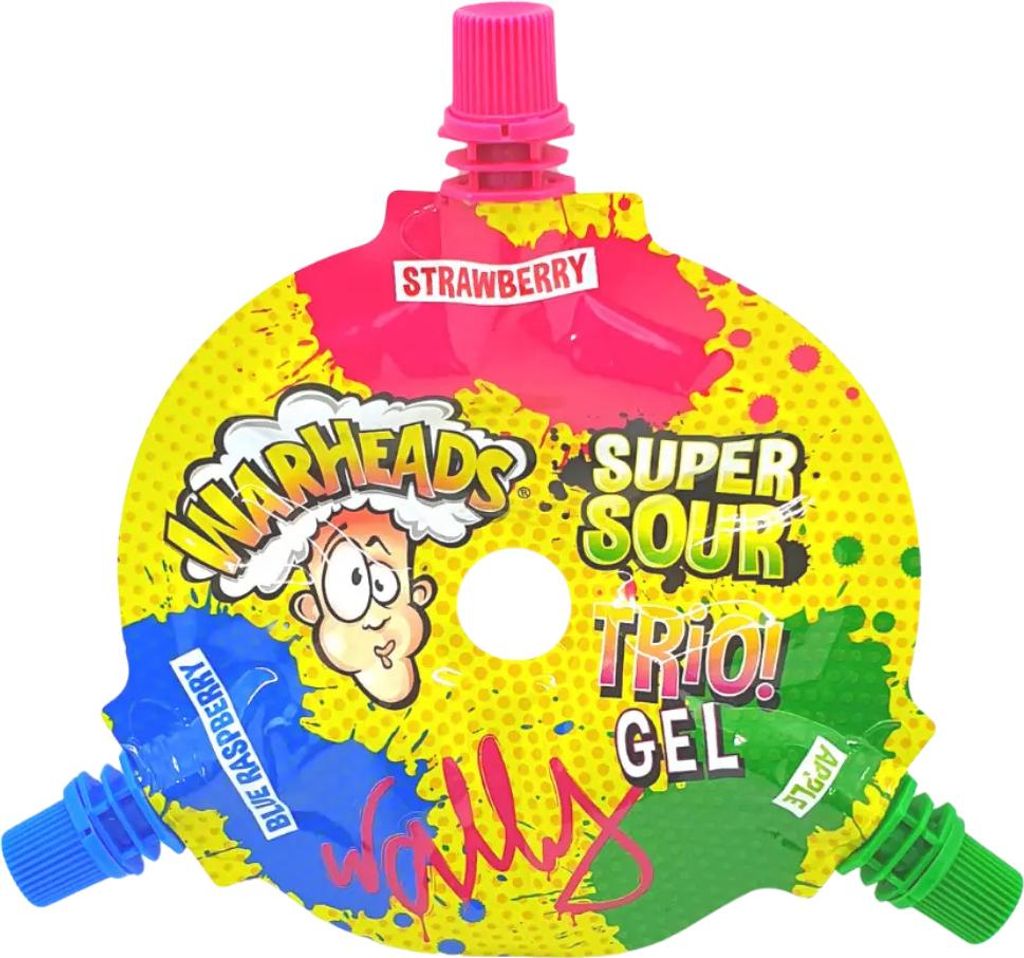 Warheads Super Sour Trio Gel 51g Produktbild 