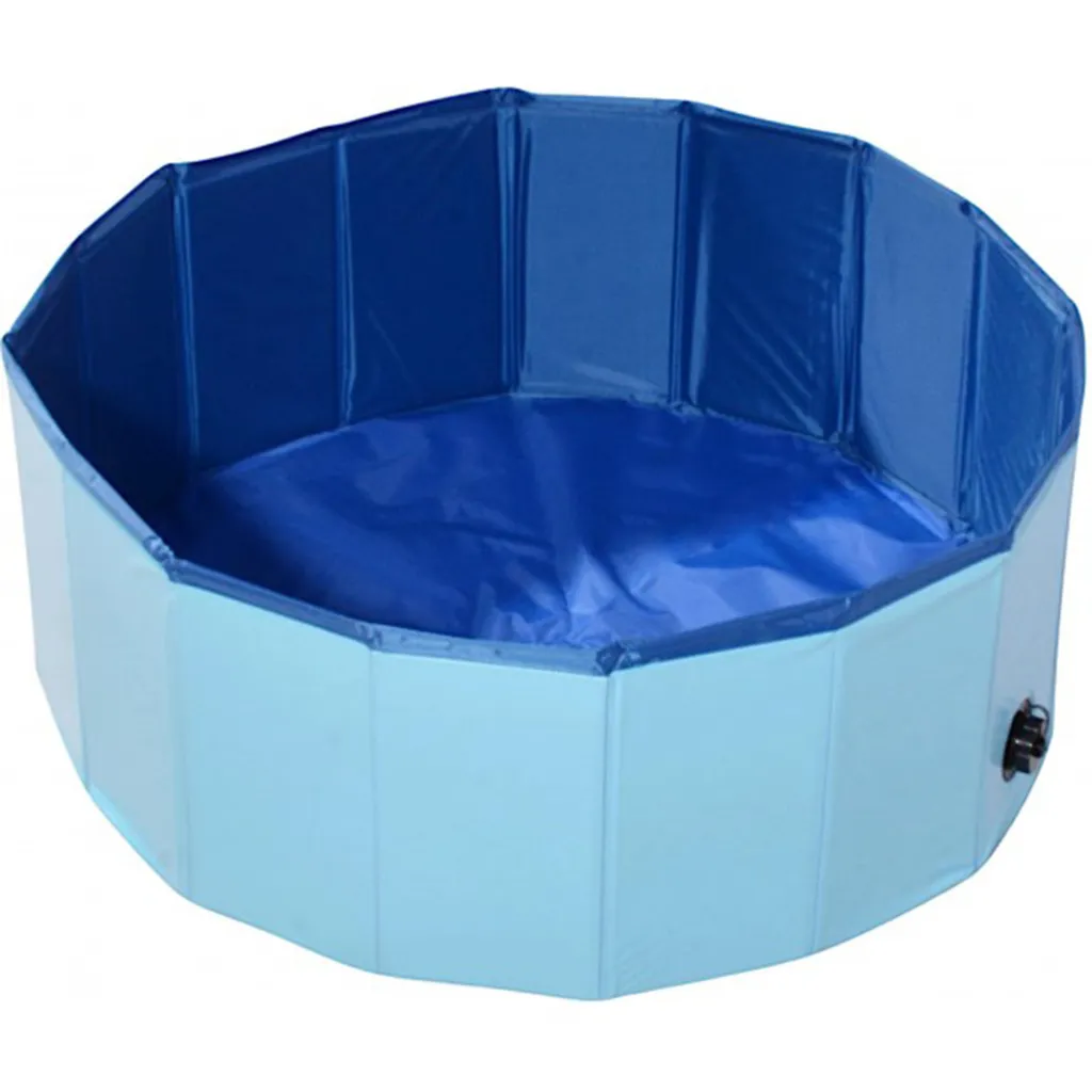 Piscine chien pliable 80x30 cm avec fond antidérapant Saska Garden