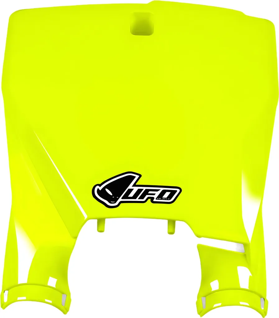 Tabella Portanumero UFO PLAST Giallo Fluo | Ricambio Plastica Moto