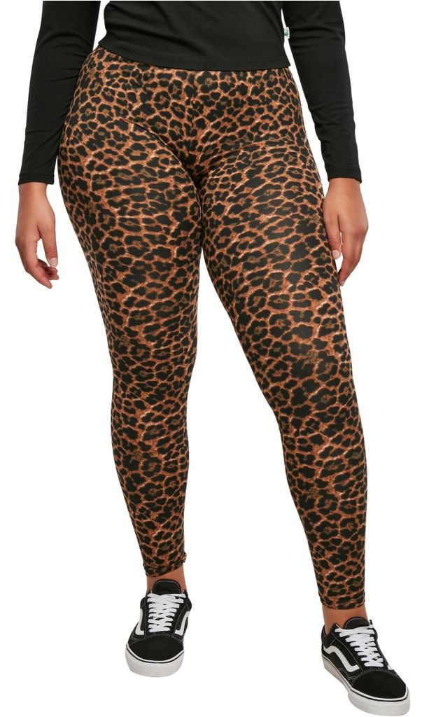Urban Classics Ladies Soft AOP Leggings darkleo - L Image du produit 