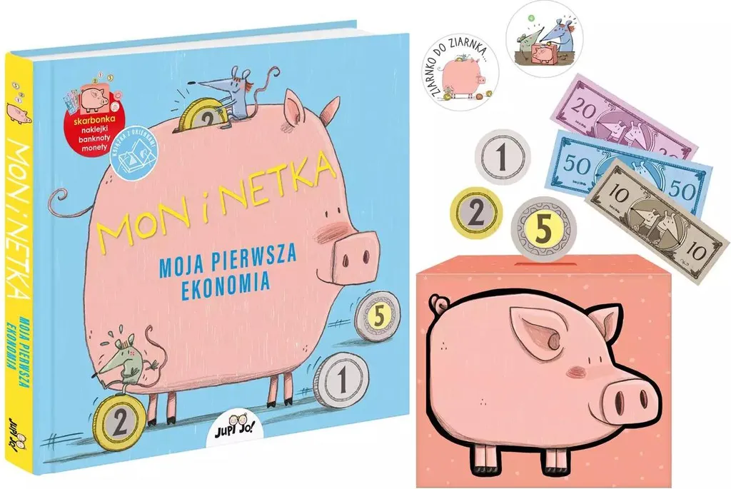 Apprendre l'Argent aux Enfants Livre Mon i Netka Édition Polonaise
