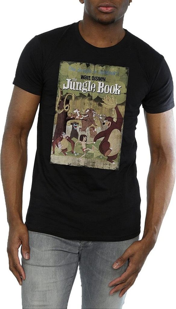 Jungle Book - T-Shirt für Herren BI1523 (S) (Schwarz)