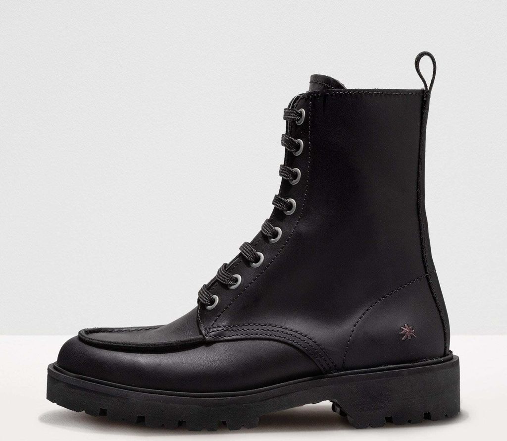 *art Schnürstiefel 1682 GRASS WAXED BLACK/ GRAZ Farbe Black