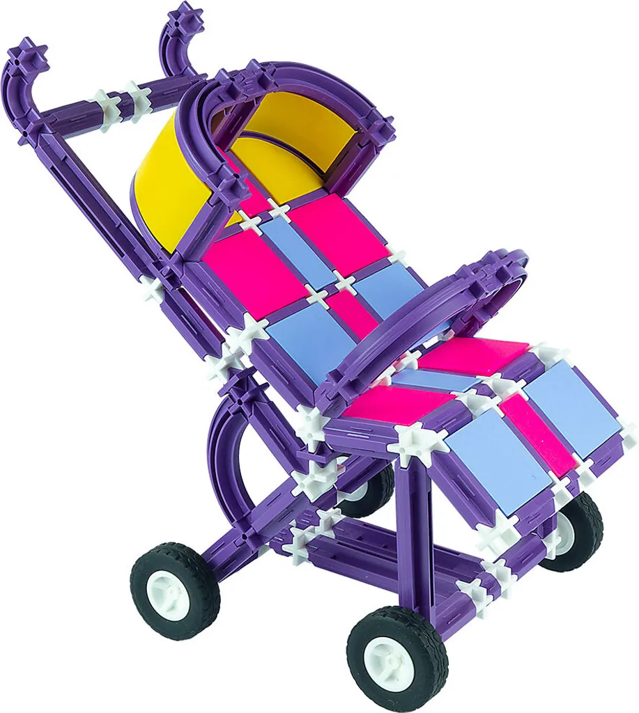 Poussette de construction Famille Modulable : Briques de Qualité Supérieure