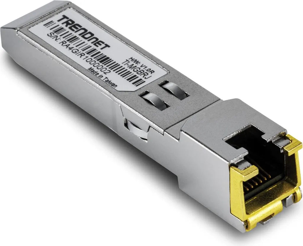Modulo SFP Industriale Rame RJ45 TRENDnet TI-MGBRJ - Garanzia a Vita