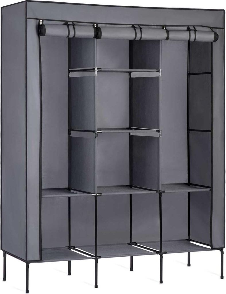 Textilgarderobe Massido - Graphit