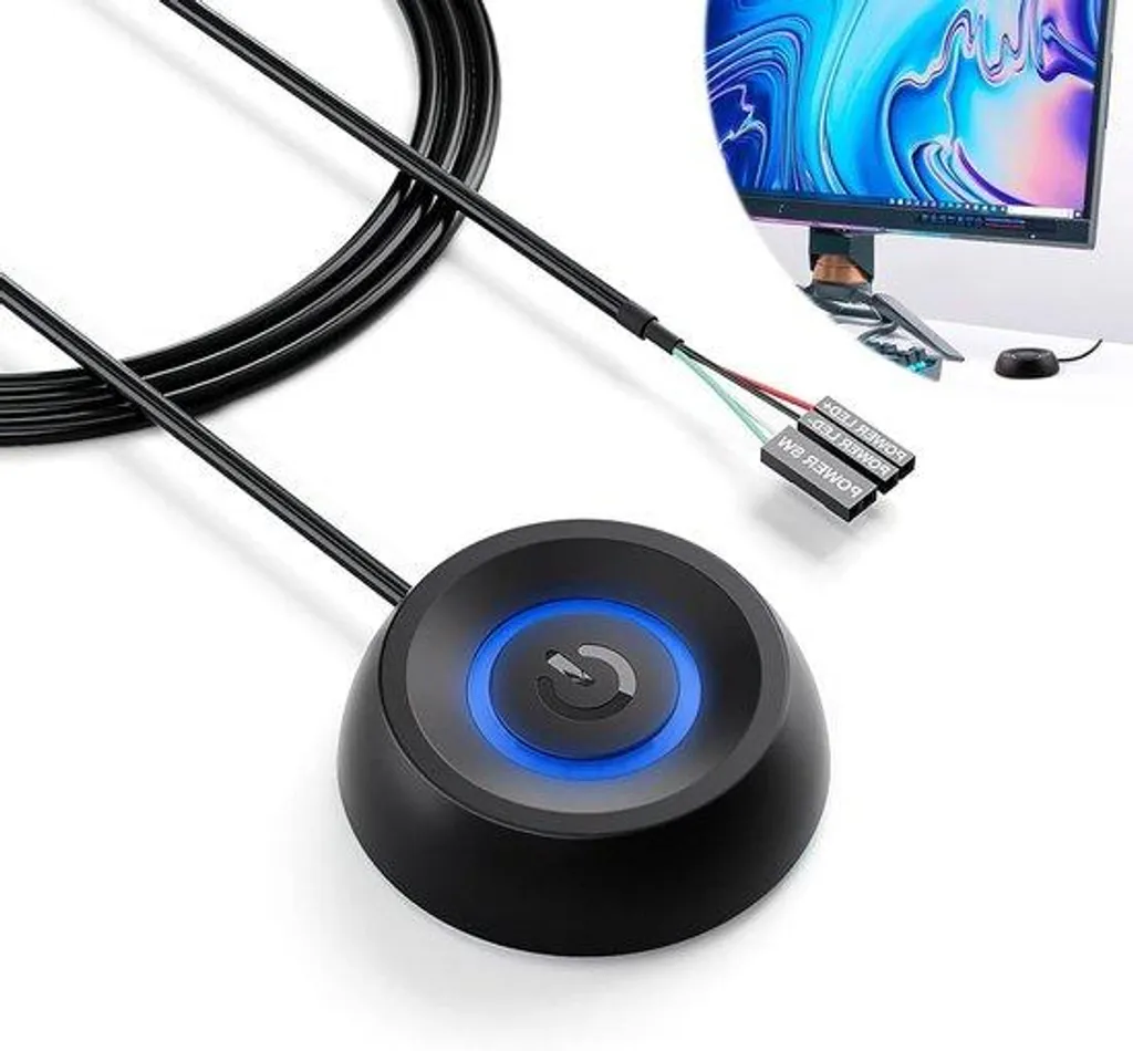 Réparer bouton démarrage PC cassé avec cet interrupteur LED externe