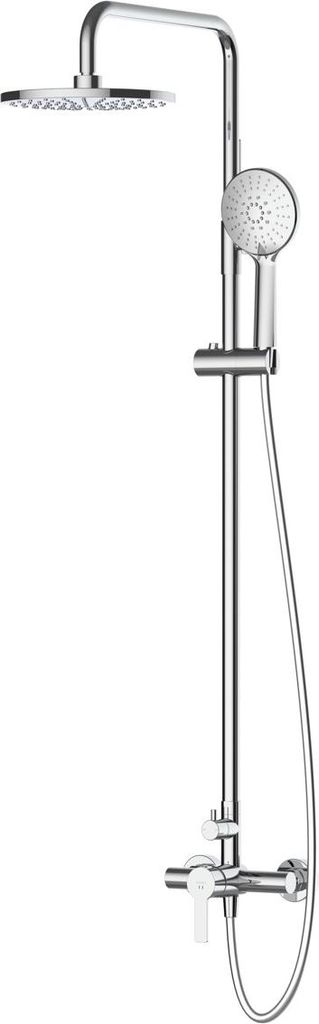 Avapax | Regendusche Mit Duscharmatur - Silber - 3 Strahlarten - Mistella - Edelstahl