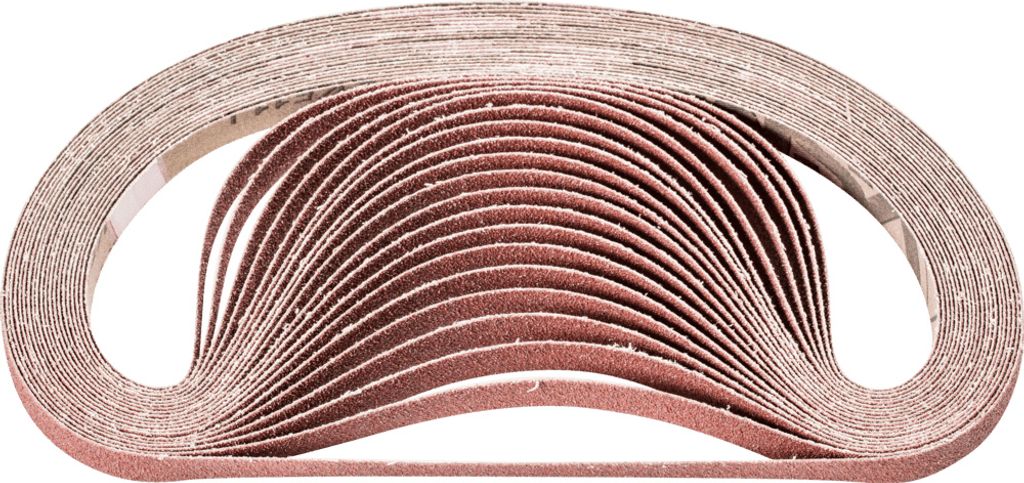 PFERD TOOLS Korund Schleifband BA 12x610mm A60 für universelle Anwendung mit Bandschleifer