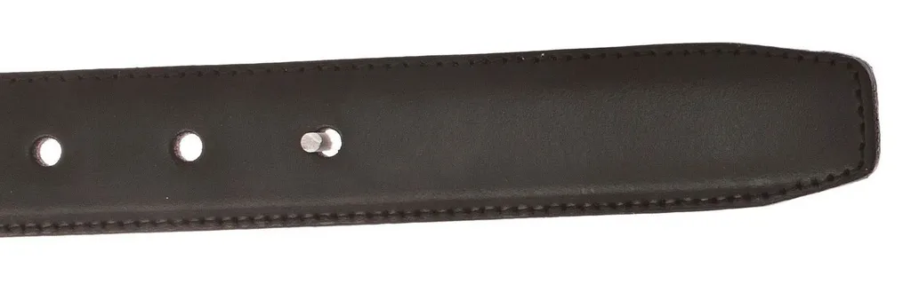 Vanzetti Cintura 30mm W75 Nero - Cintura Business in Pelle per Uomo e Donna - 4