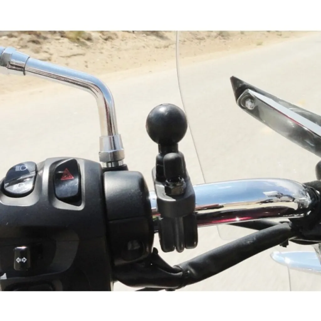 Support de Fixation Guidon Moto à Double Bride en U RAM MOUNTS Taille B - 4