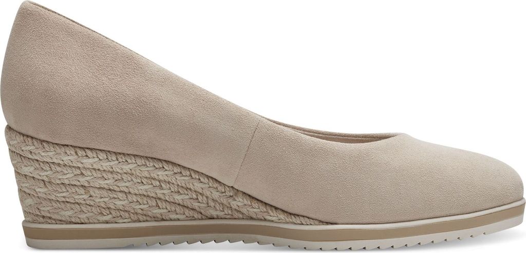 Tamaris Damen Pumps Leder Keilabsatz Bastoptik 1-22303-42, Produktbild 3