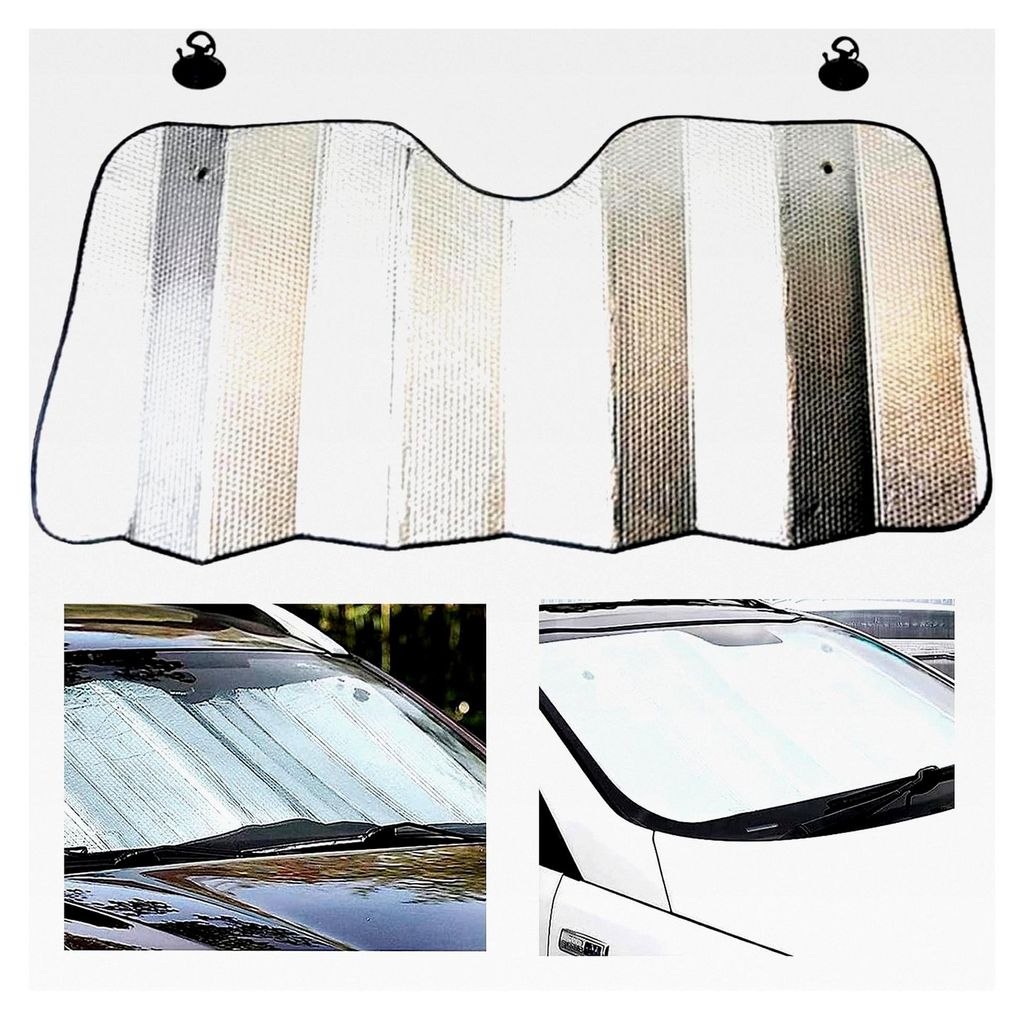 Sonnenschutz für die Frontscheibe des Autos, faltbare Abdeckung (140cm x 70cm)