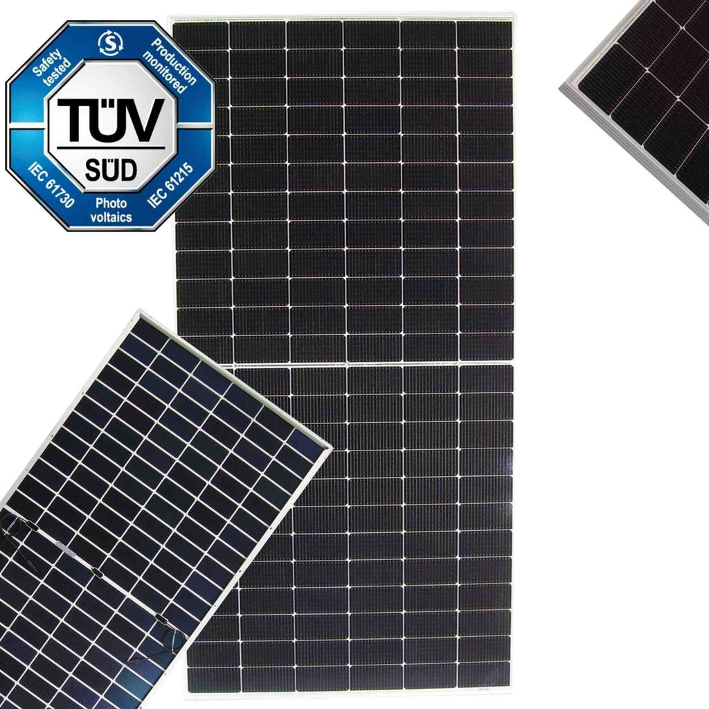 Solarpanel Solarmodul 600W 750W Bifazial Solarzelle Solar Monokristallin Mono 66427