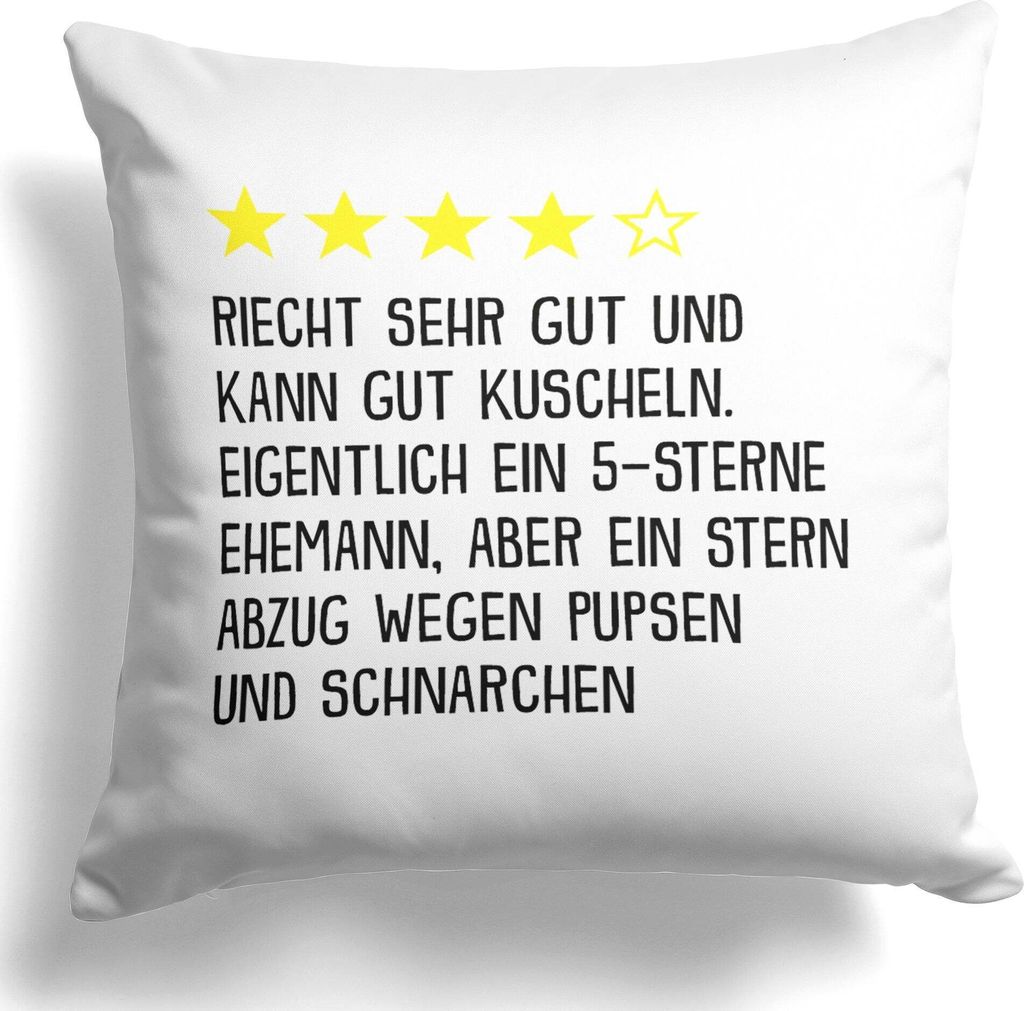22Feels Ehemann Geschenk Hochzeitstag Männer Deko Kissen Paar Dekoration Geburtstag Valentinstag für Ihn Liebe Weihnachten Wohnaccessoire Wohnzim...