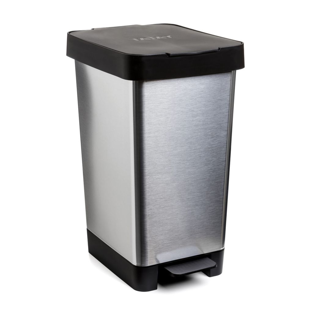 Tatay Smart 25l Recyclingbehälter Silber Silber One Size