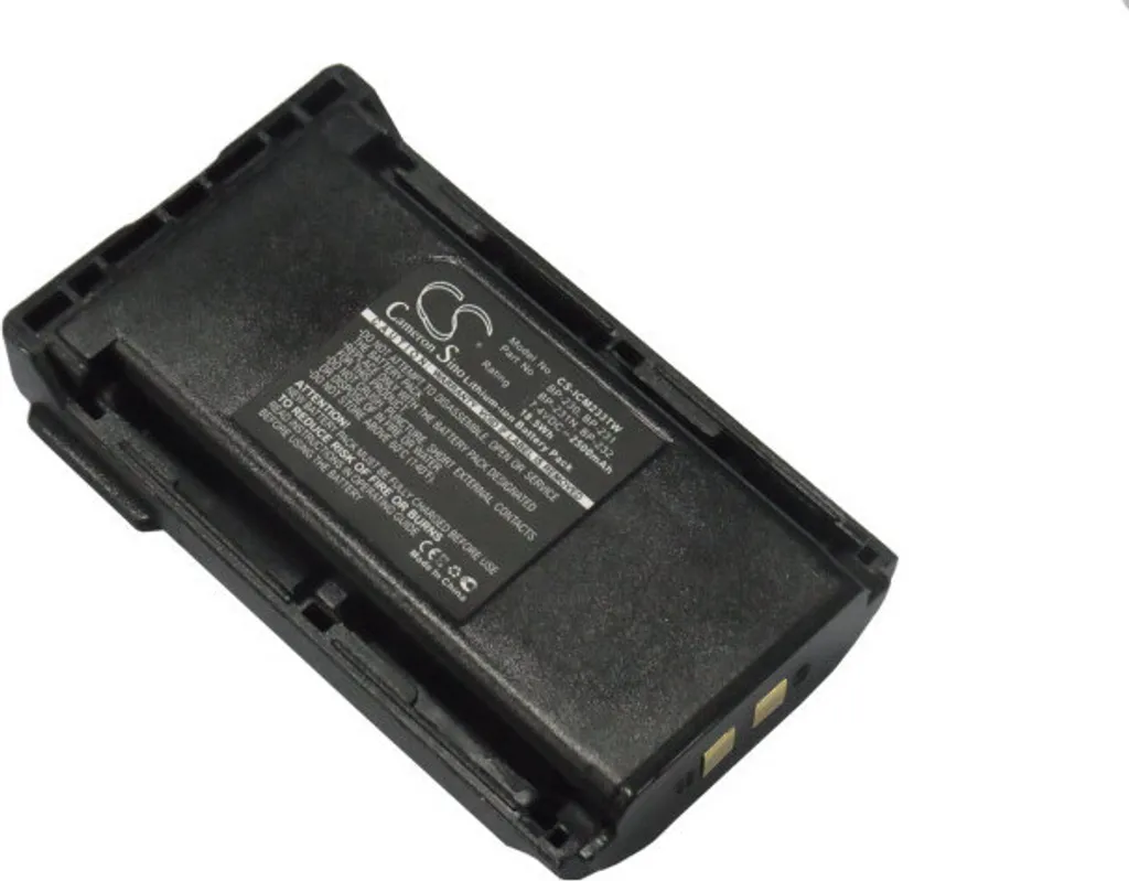 Batterie TECHTEK pour Icom IC-F14 IC-F24 et IC-A14 talkie-walkie