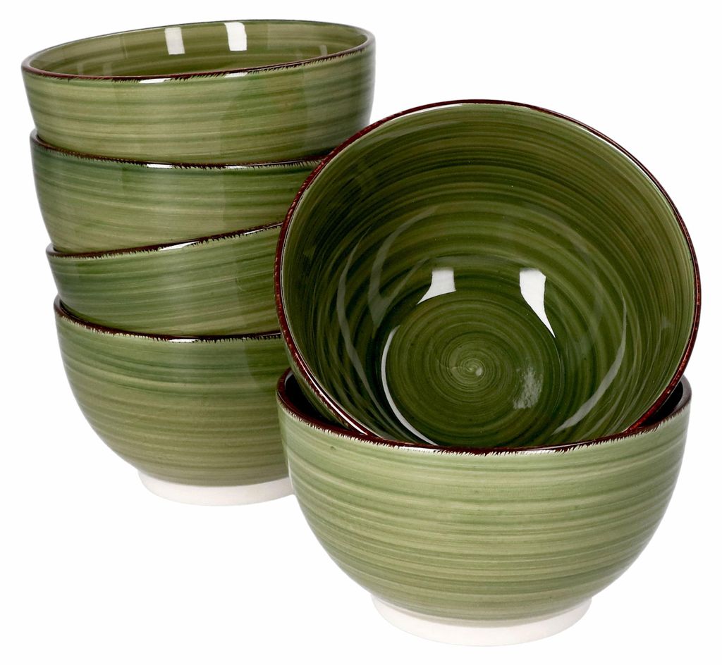sada 6 misek Waldi Bowl zelená 600ml miska na cereálie Obrázek produktu 