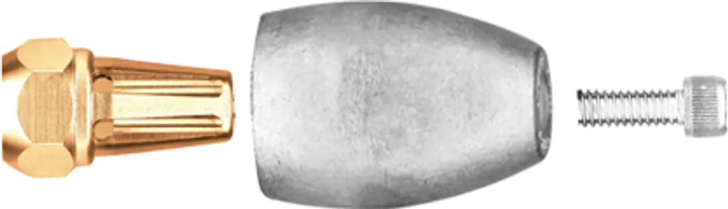 Anode Magnésium Allpa pour Mercruiser Bravo 3 - Kit Écrou d'Hélice