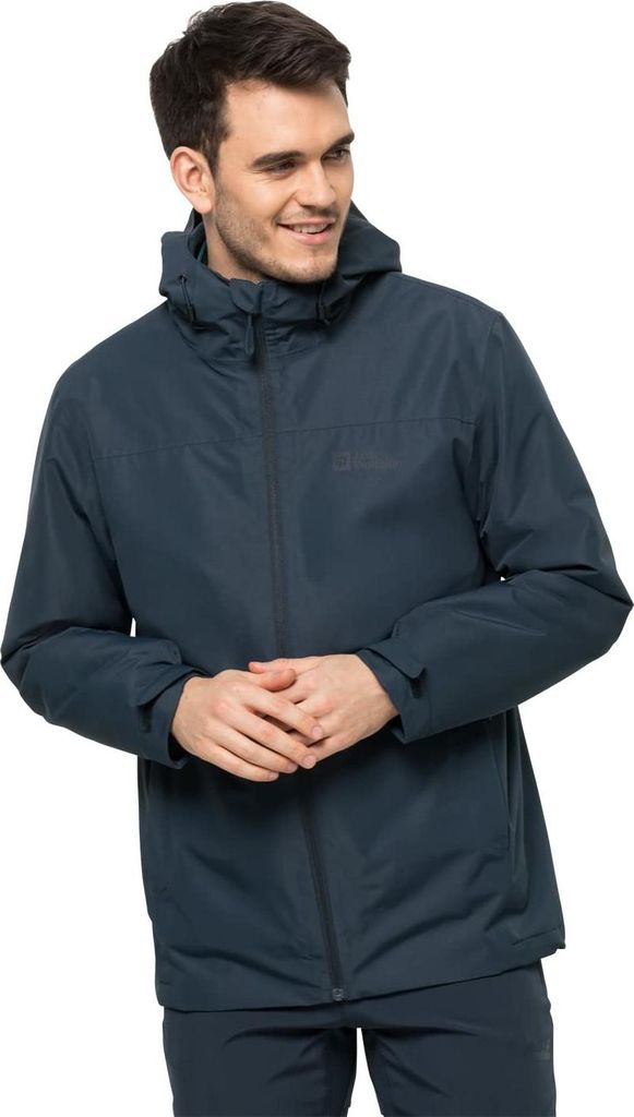 Jack Wolfskin Herren Taubenberg 3in1 Jacke night blue 3XL