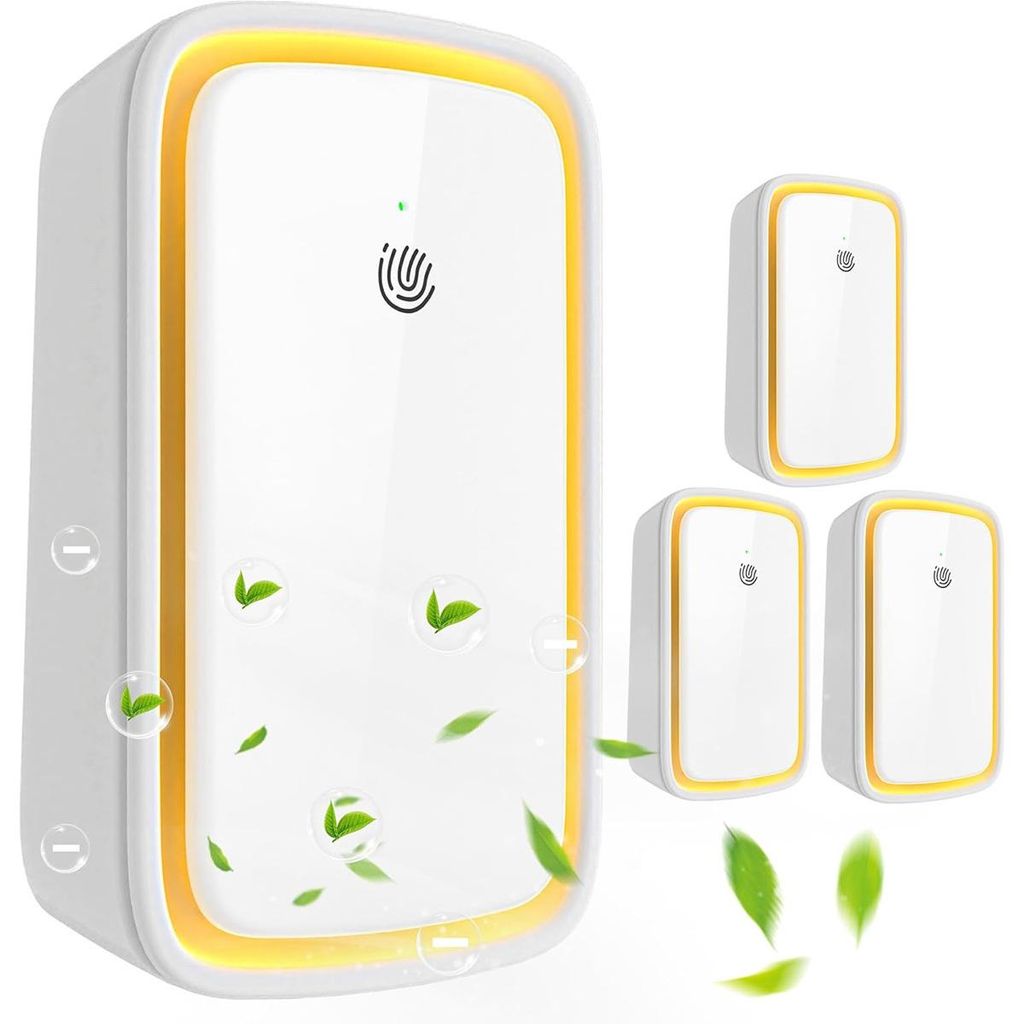 Luftionisator 4er Set, Mini Steckdosen Luftreiniger mit Produktbild 